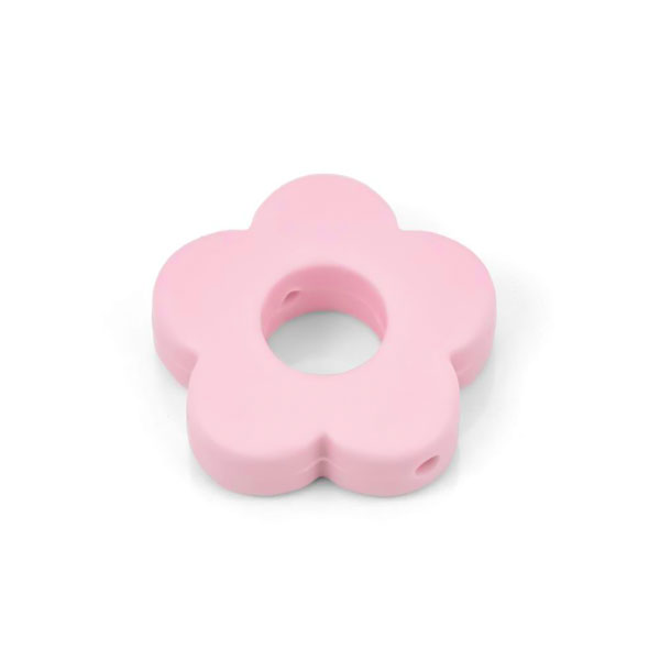 Cuentas flor de silicona para chupeteros