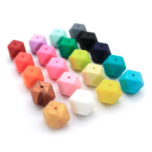 5 Cuboctaedros 17mm de Silicona