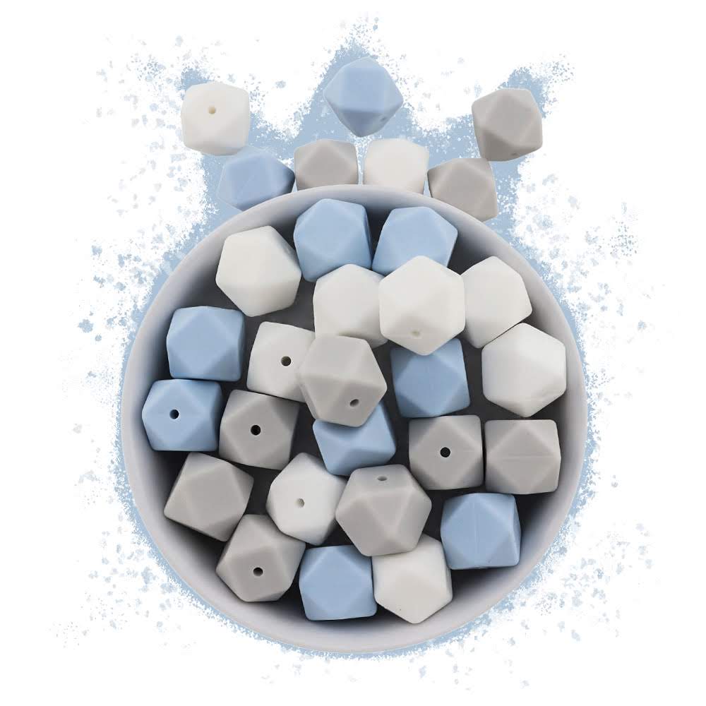 perles silicone en forme de diamant