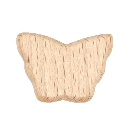5 Mariposa Cuentas de Madera Haya