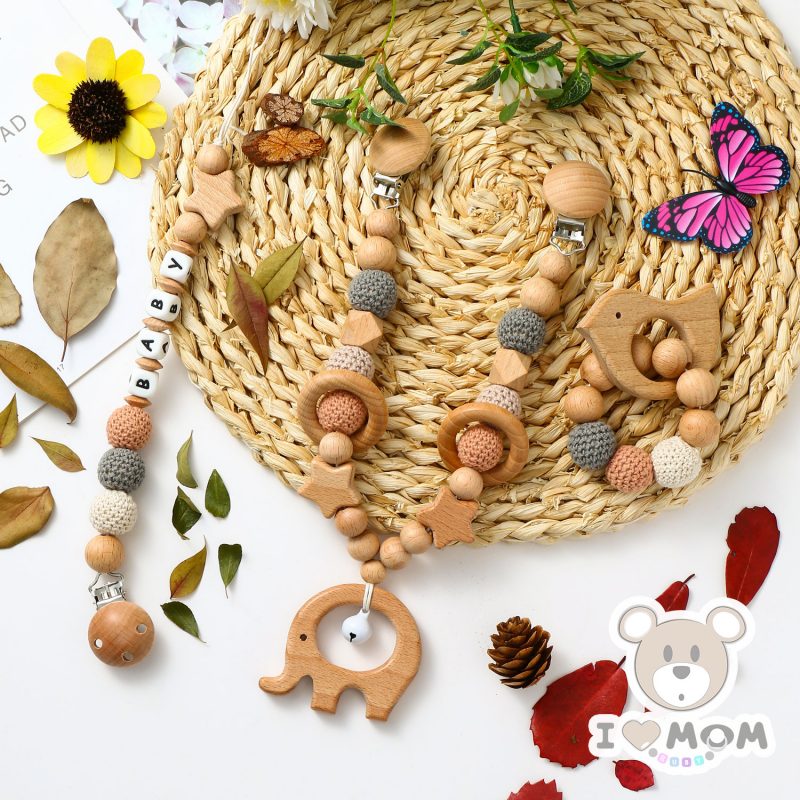 Cadenas madera para mordedores