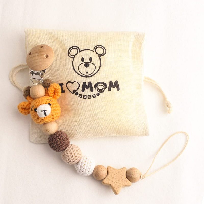 Cabeza de jirafa crochet para bebé