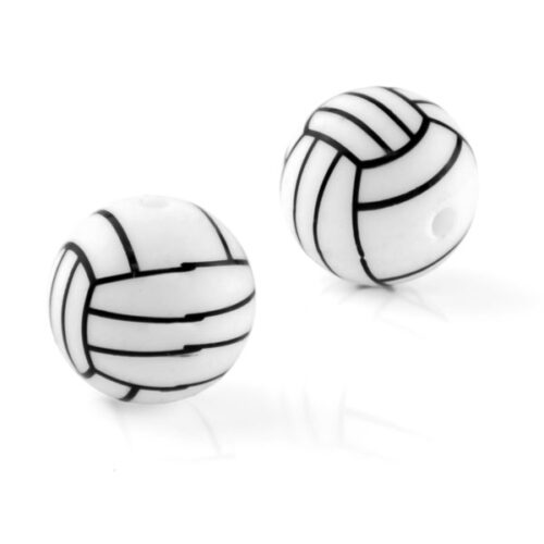Abalorios Silicona Bola Voleibol para Chupeteros