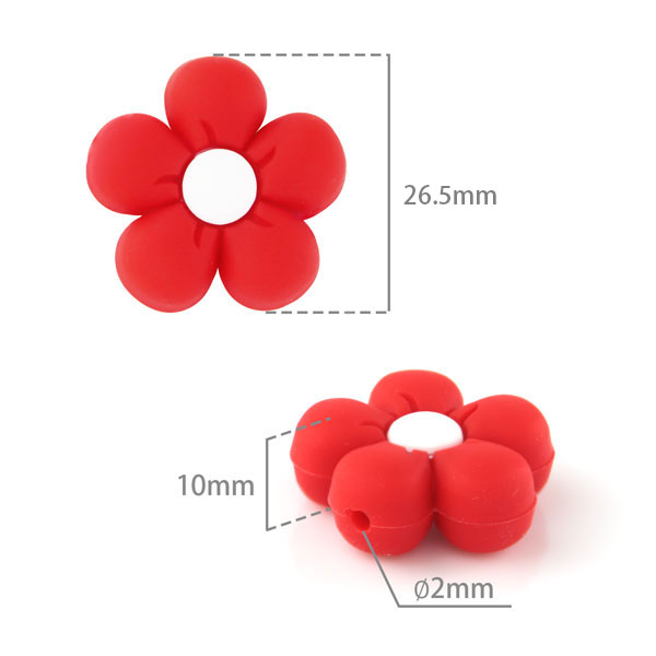 100 Perline Di Ceramica A Forma Di Fiore 10mm - Perline Distanziali Per Gioielli Fai Da Te, Ideali Per Creare Collane, Bracciali E Altri Progetti Artigianali