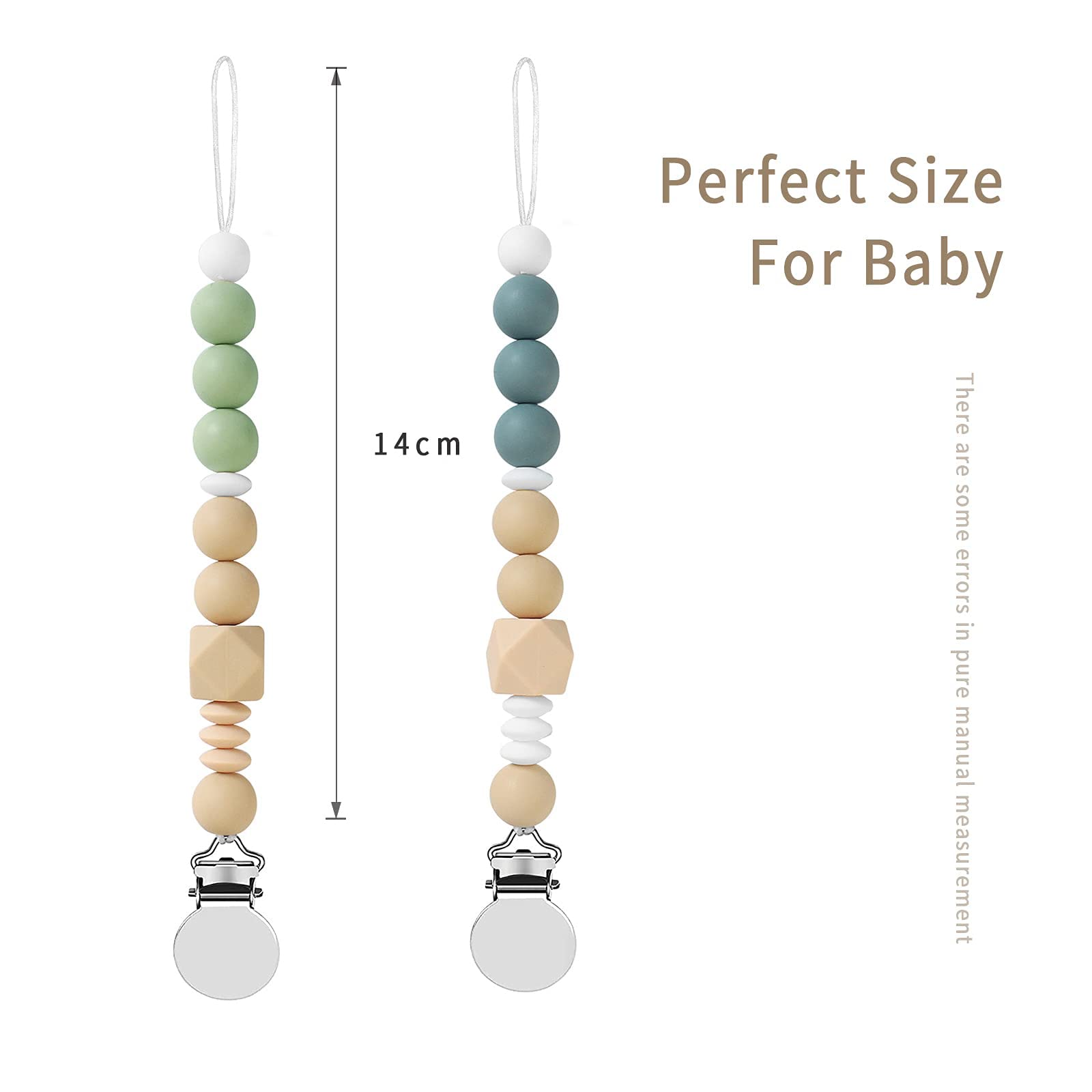 Ciuccio per neonato, senza BPA, design con strass, in silicone, taglia M, per bambini dai 6 ai 18 mesi